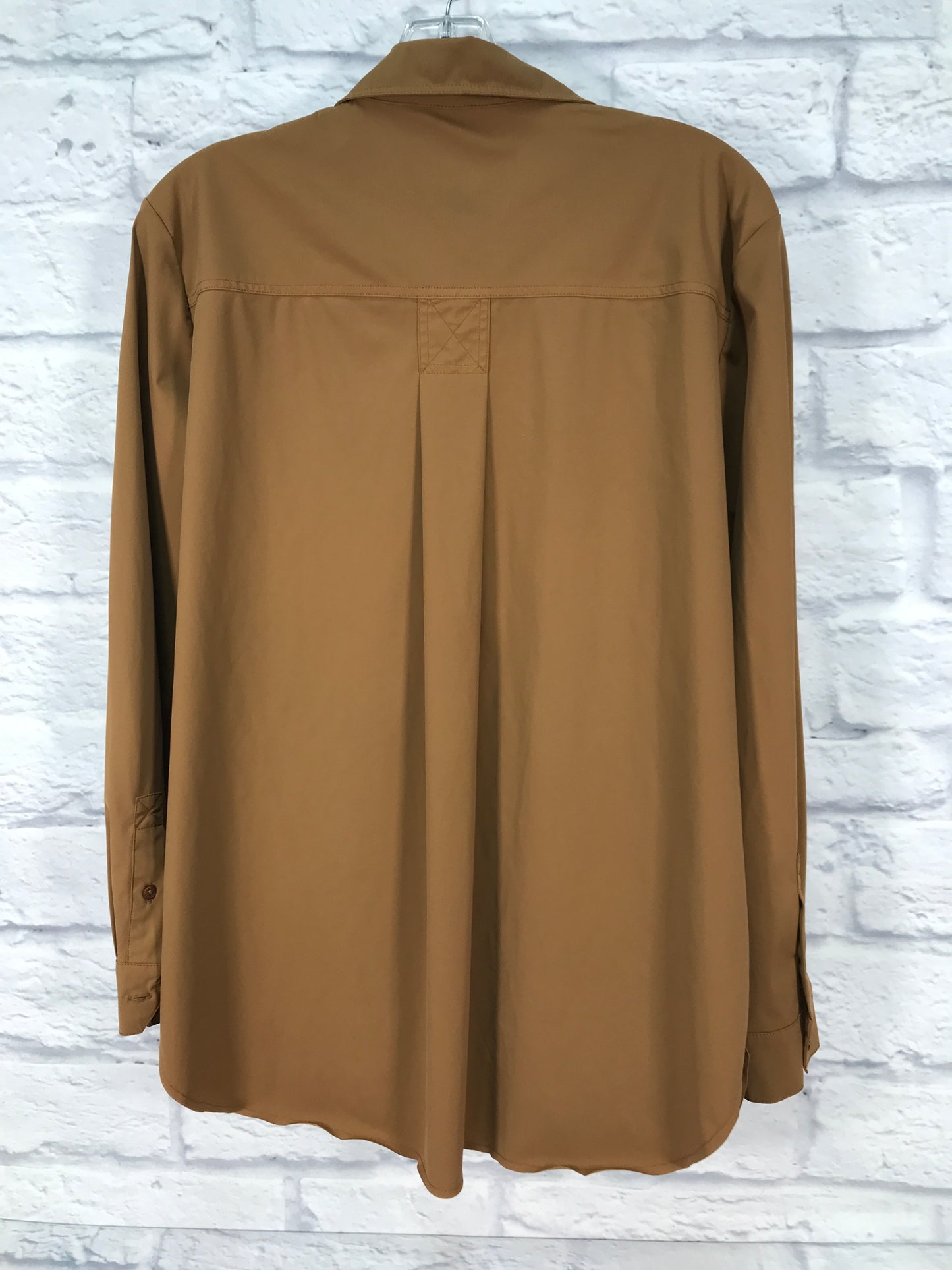 Tunic Long Sleeve By Lysse In Brown, Size: S