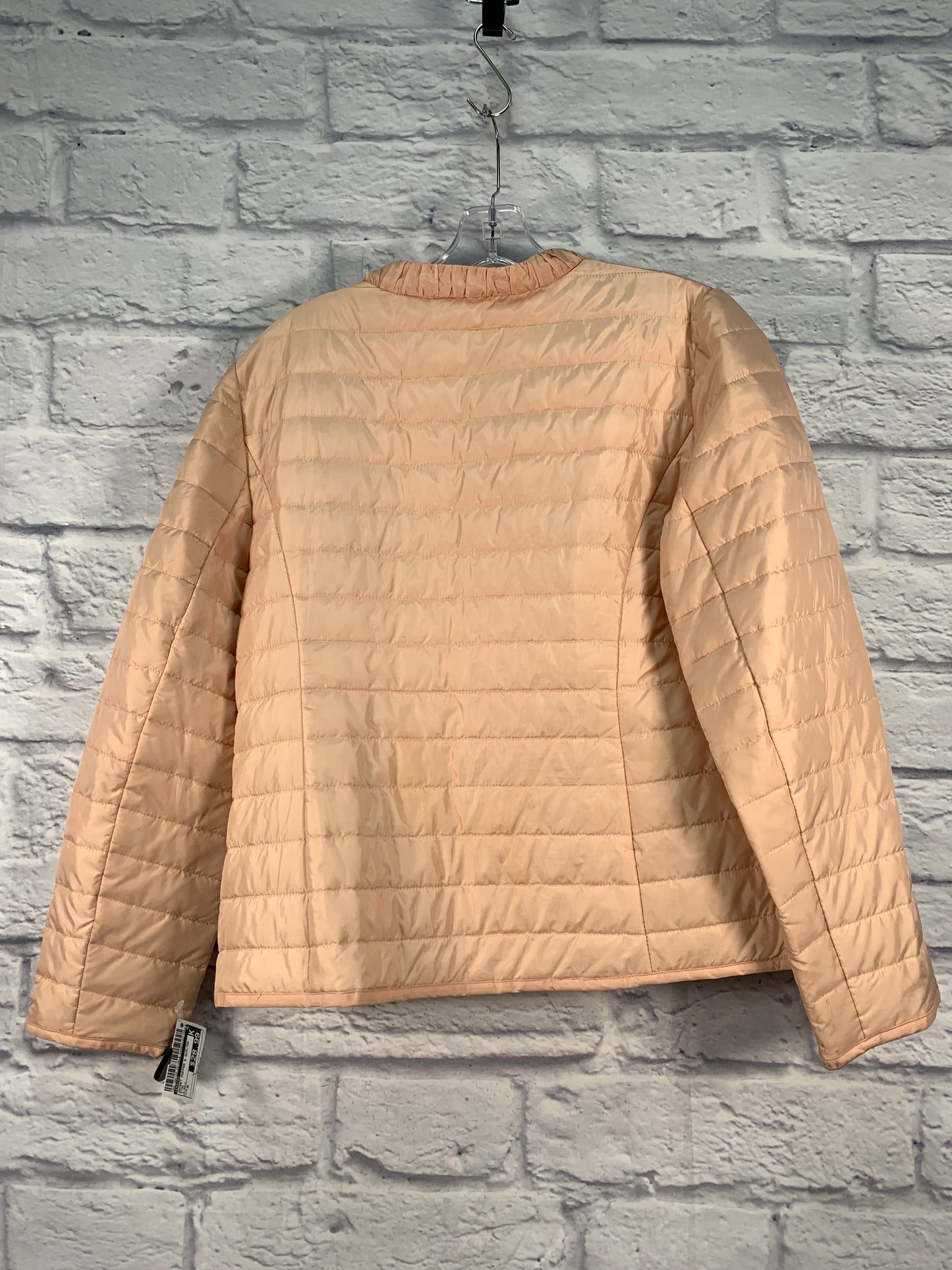 Jacket Puffer & Quilted By Chicos In Pink, Size: M