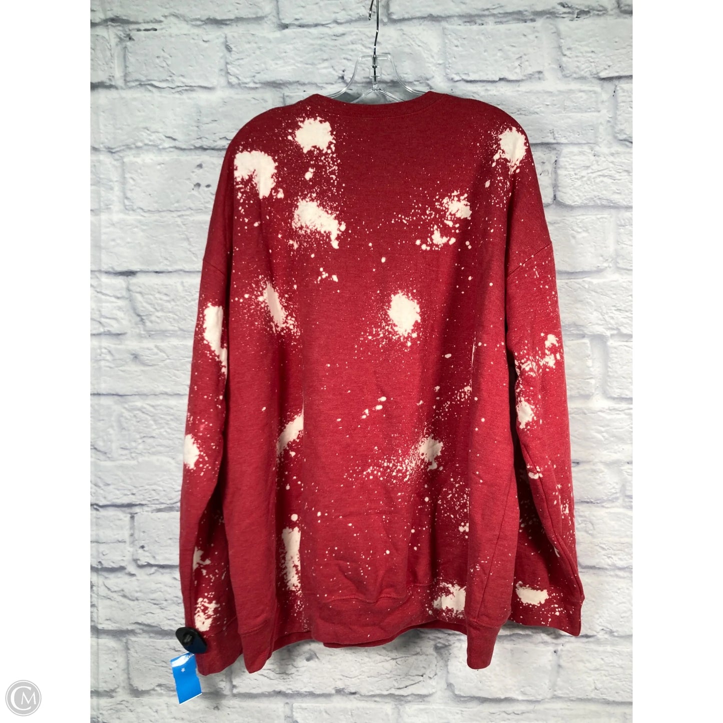 Sweatshirt Crewneck By Clothes Mentor In Red, Size: Xxl