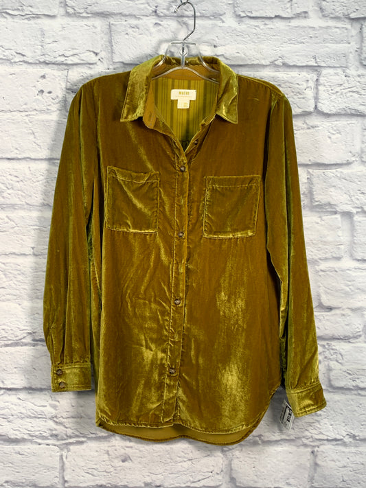 Top Long Sleeve By Maeve In Yellow, Size: Xs