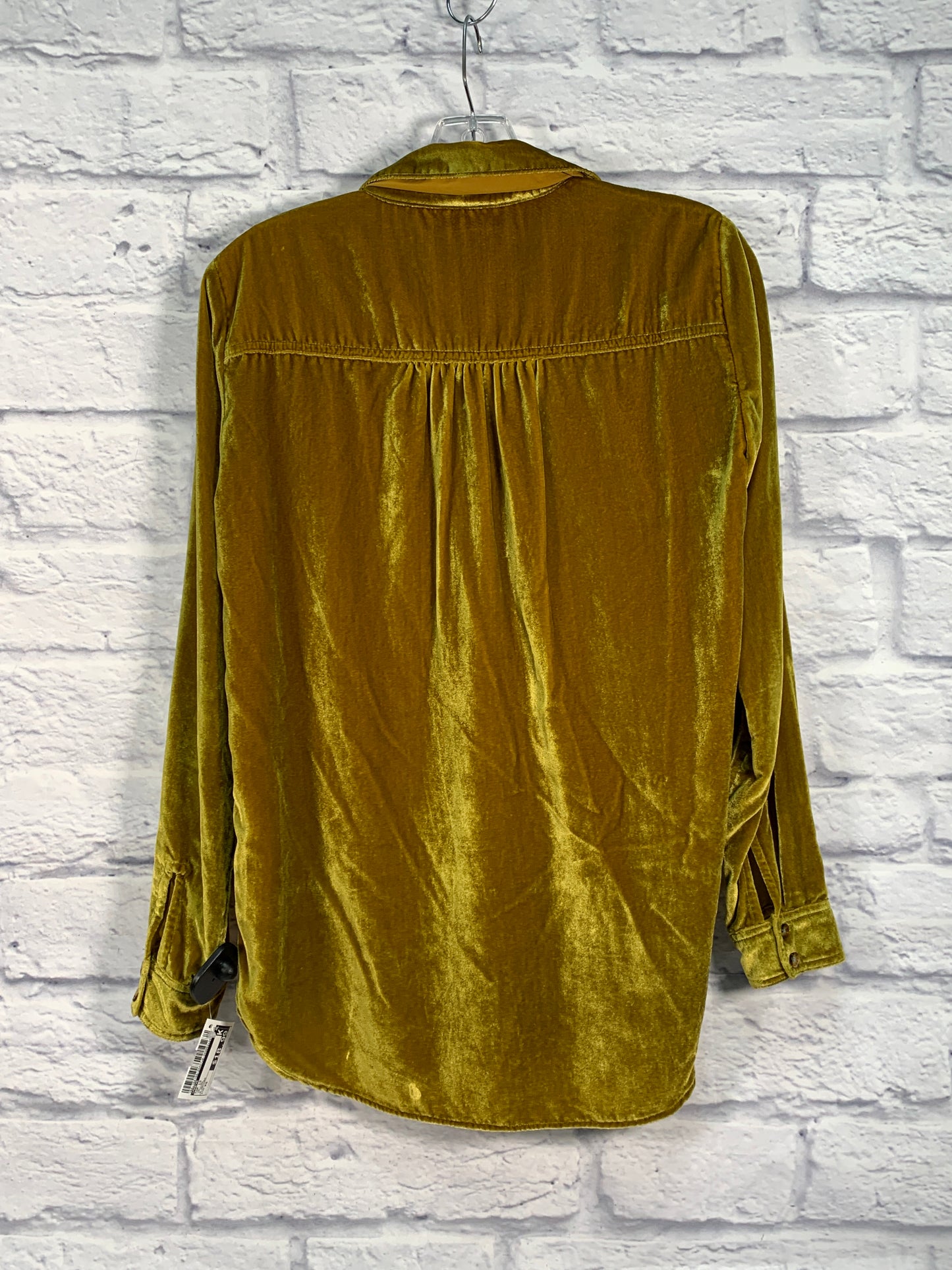 Top Long Sleeve By Maeve In Yellow, Size: Xs