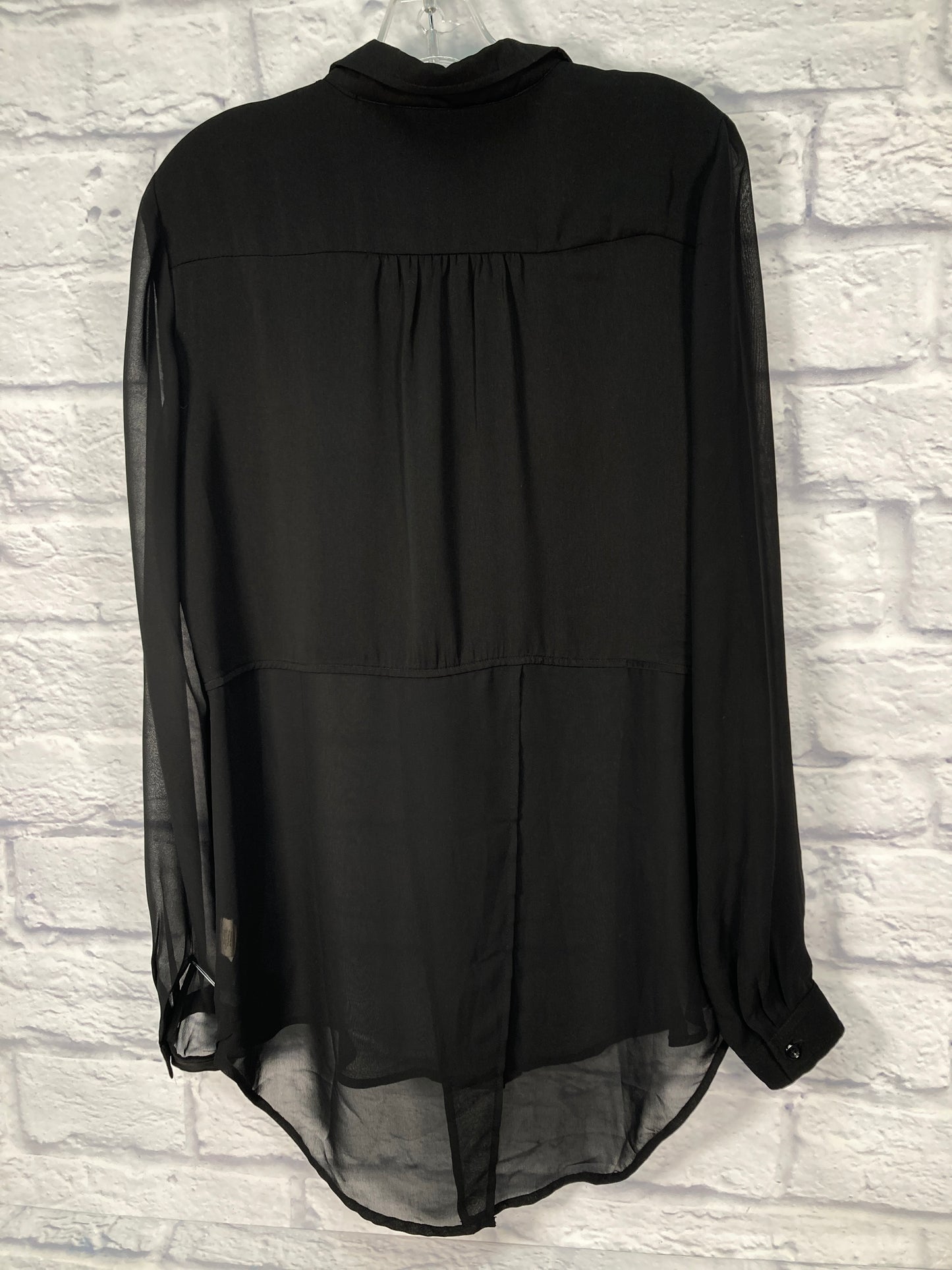 Blouse Long Sleeve By Free People In Black, Size: M