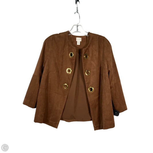 Blazer By Chicos In Brown, Size: S