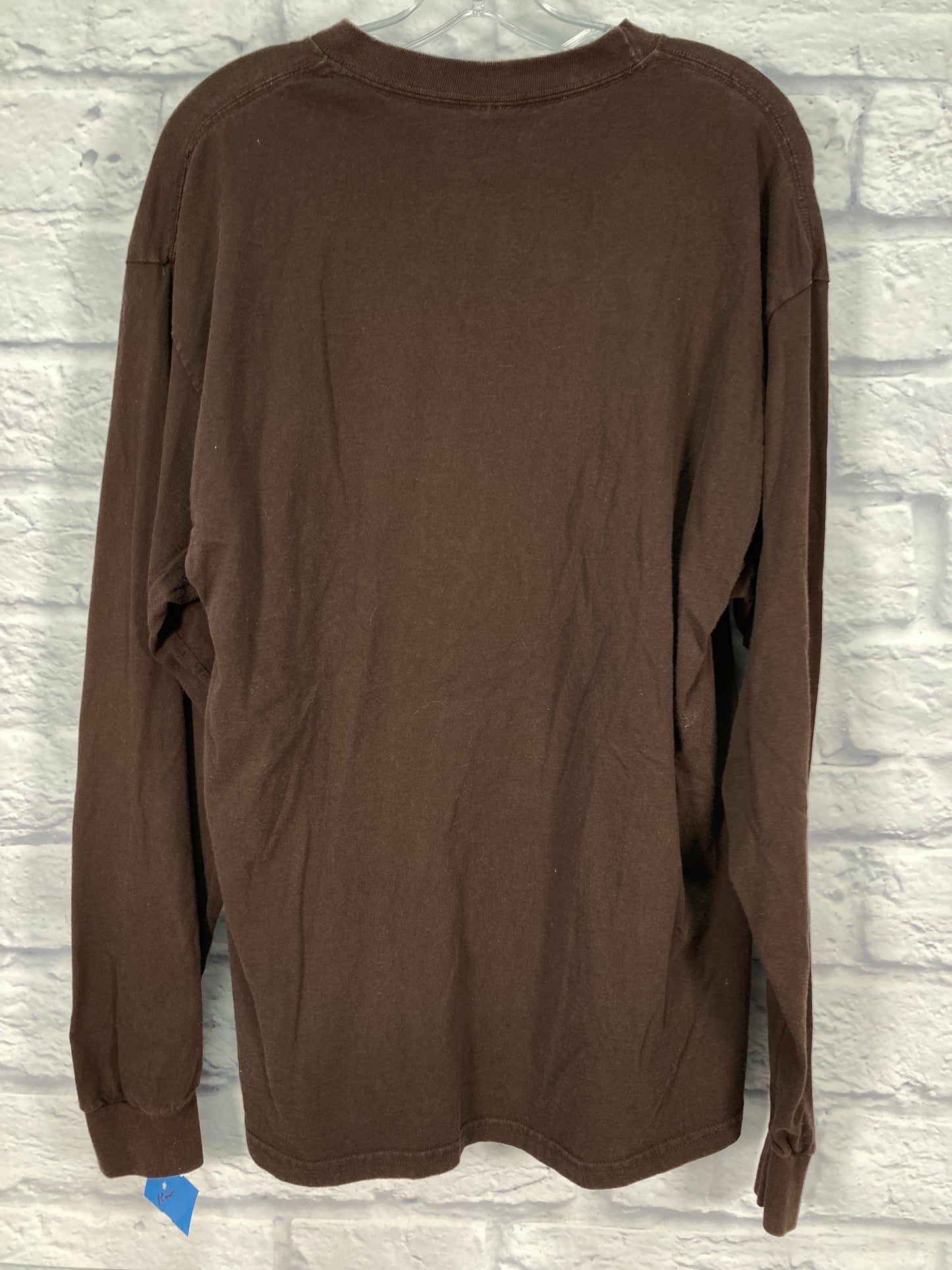 Top Long Sleeve By Clothes Mentor In Brown, Size: Xl