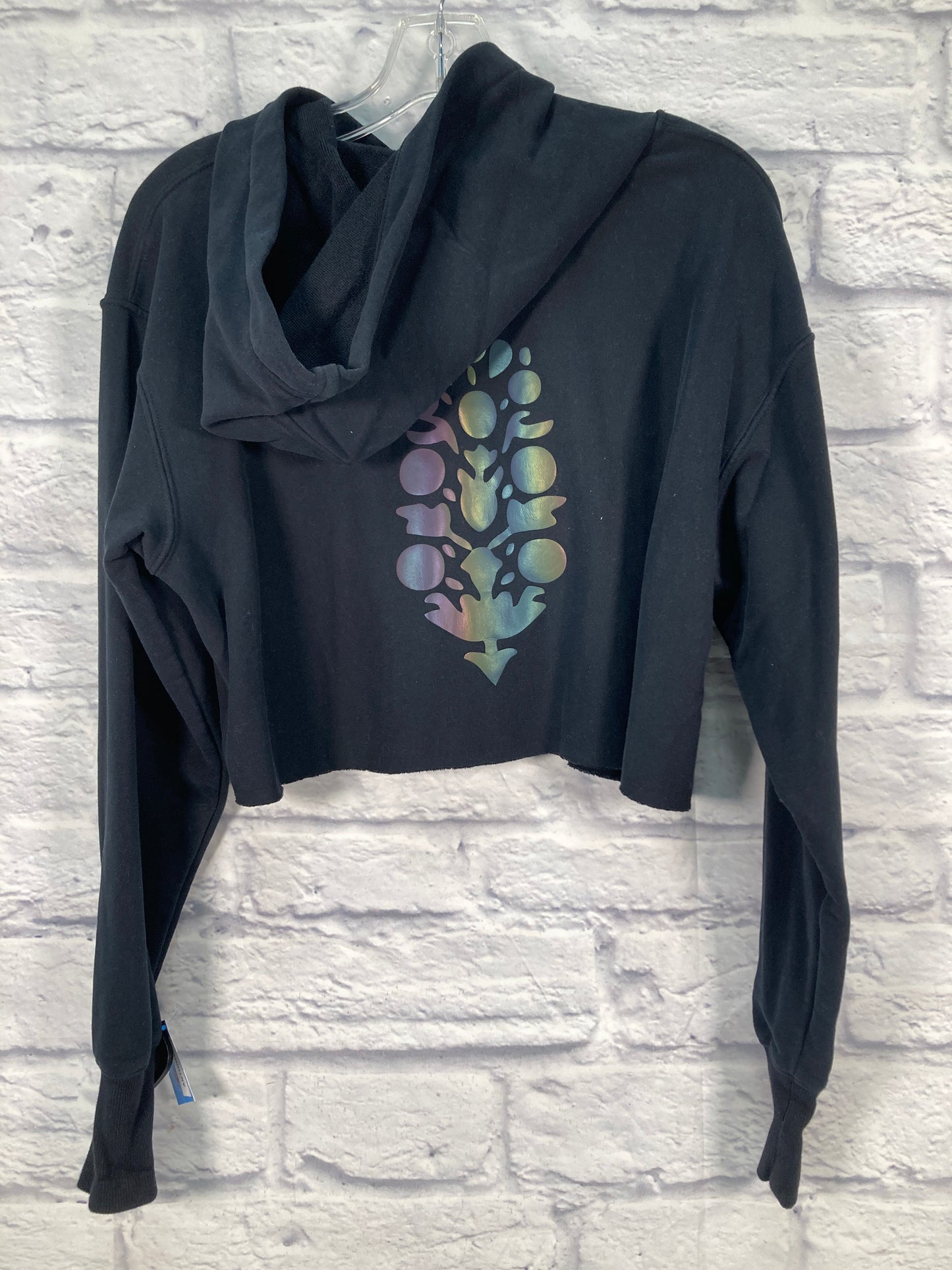 Athletic Sweatshirt Hoodie By Free People In Black, Size: S