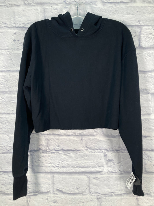 Athletic Sweatshirt Hoodie By Free People In Black, Size: S