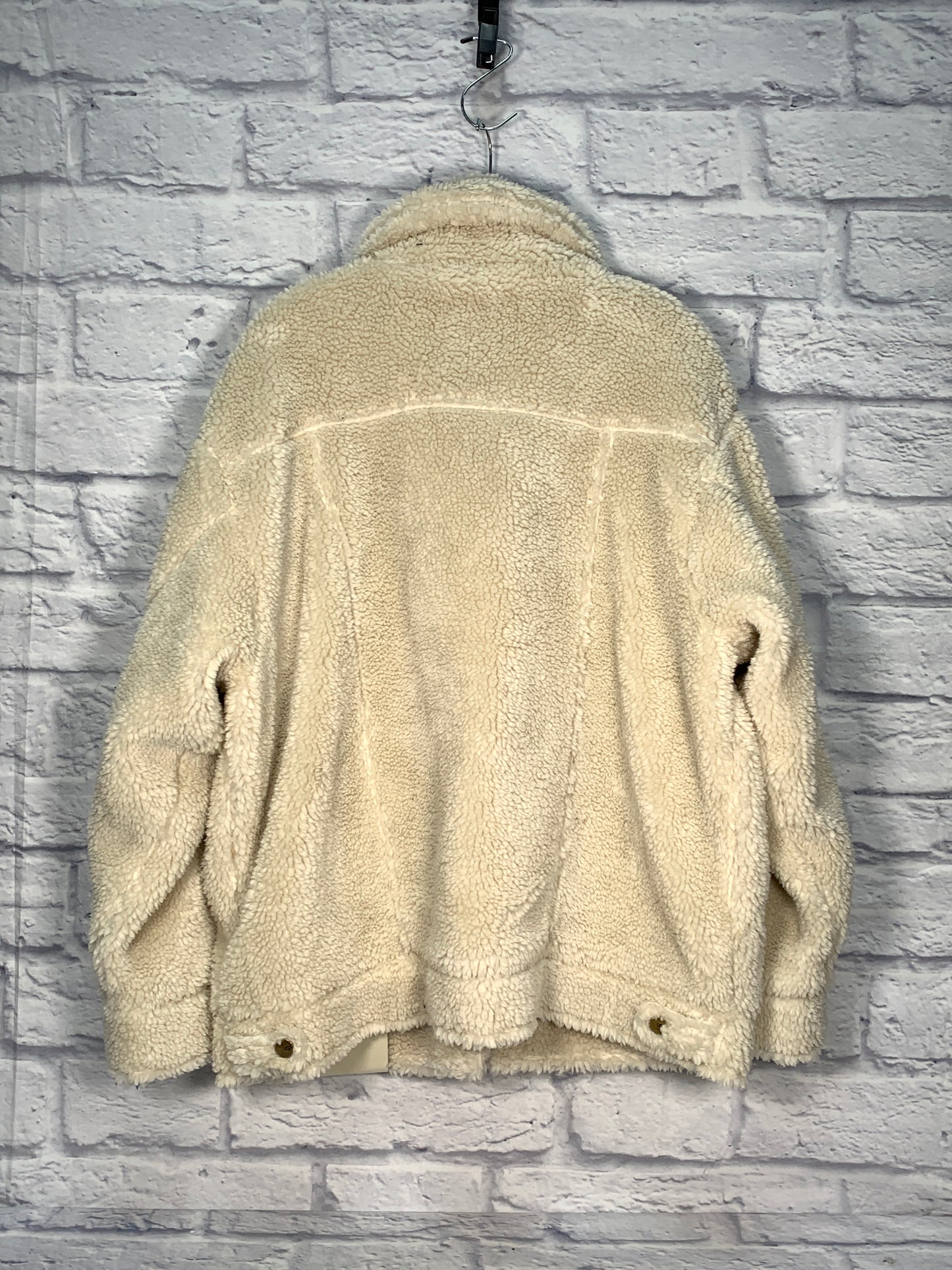 Jacket Designer By Ugg In Cream, Size: Xl