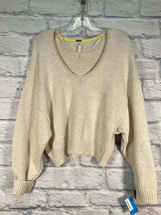 Sweater By Free People In Cream, Size: Xs