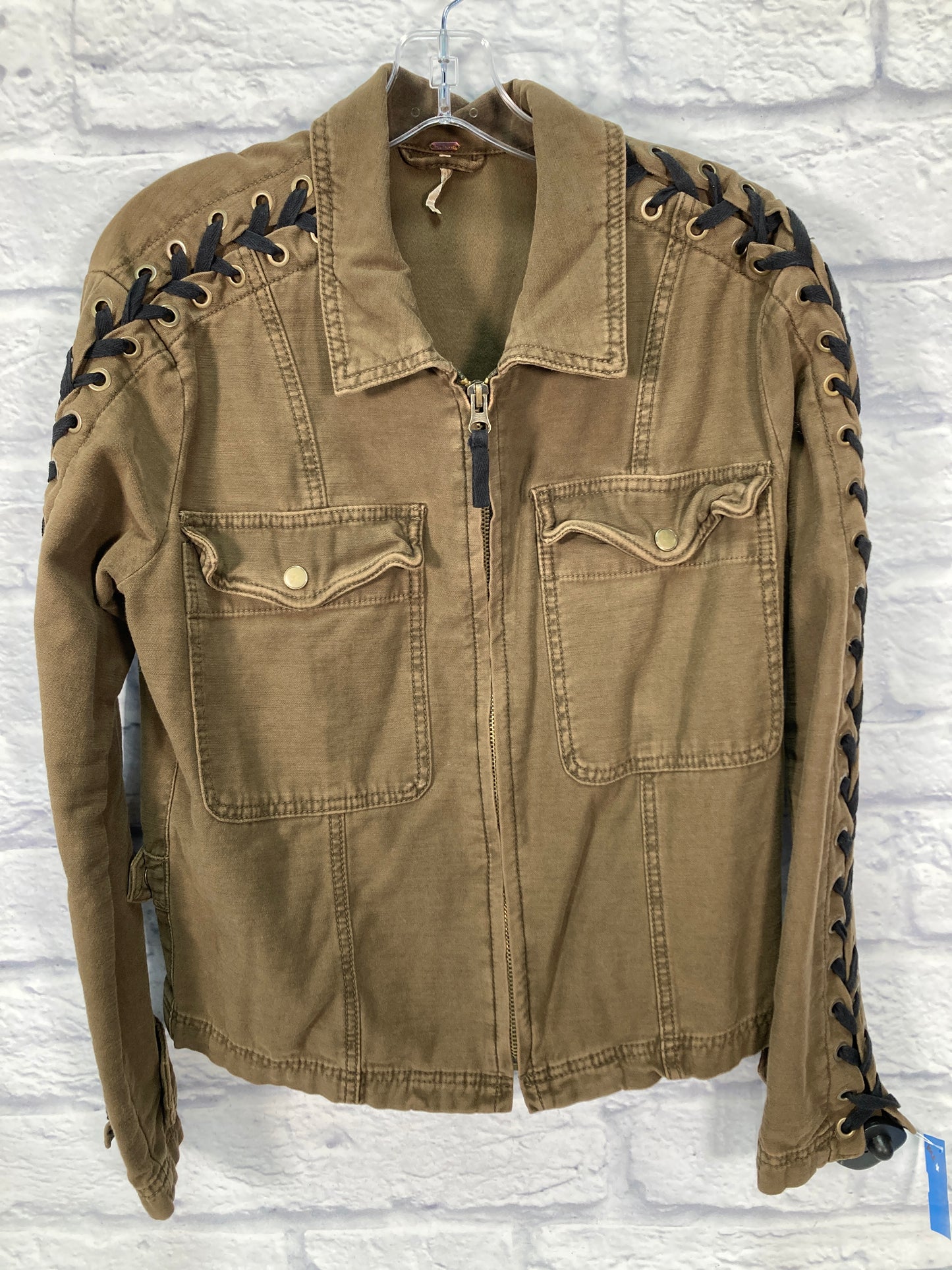 Jacket Other By Free People In Green, Size: Xs