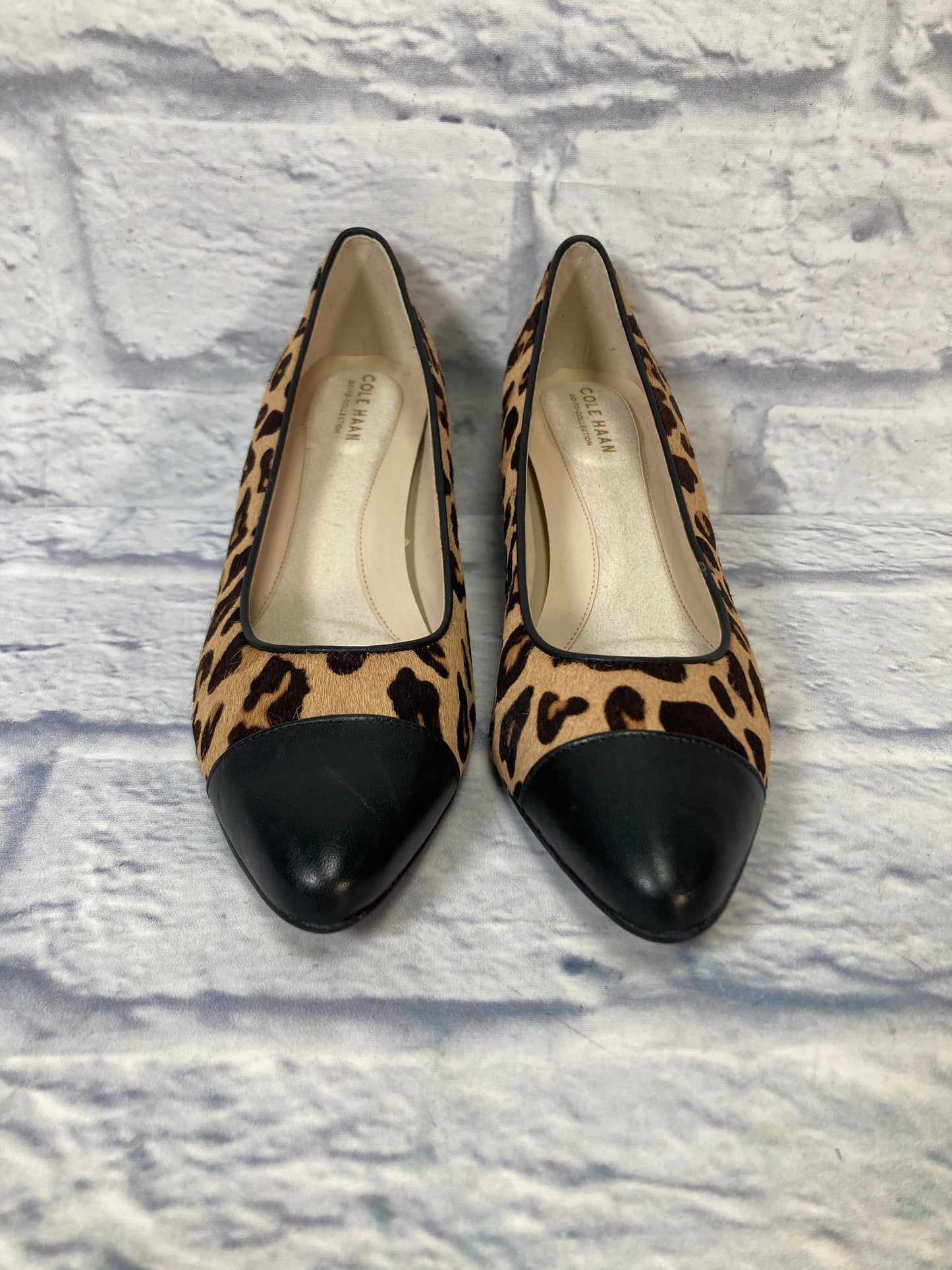 Shoes Heels Block By Cole-haan In Animal Print, Size: 6.5