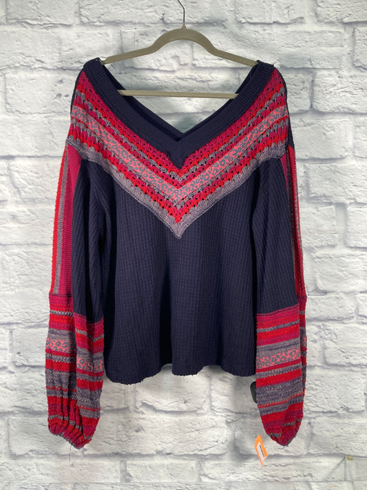 Sweater By Free People In Navy, Size: Xs