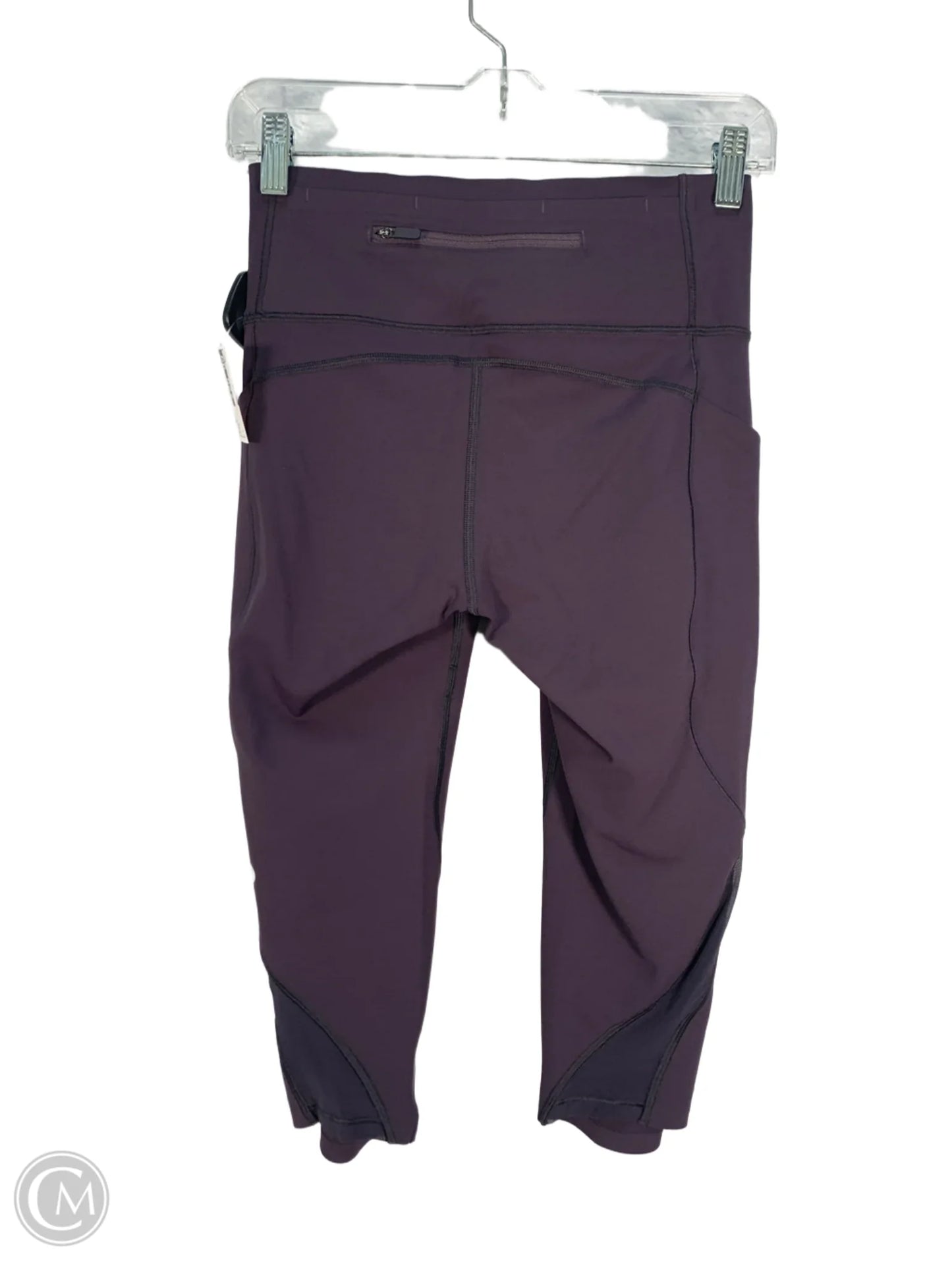 Athletic Capris By Lululemon In Purple, Size: S