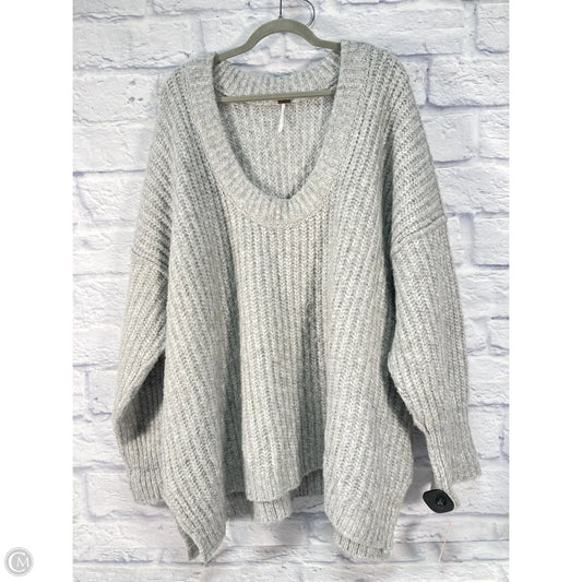 Sweater By Free People In Grey, Size: Xl