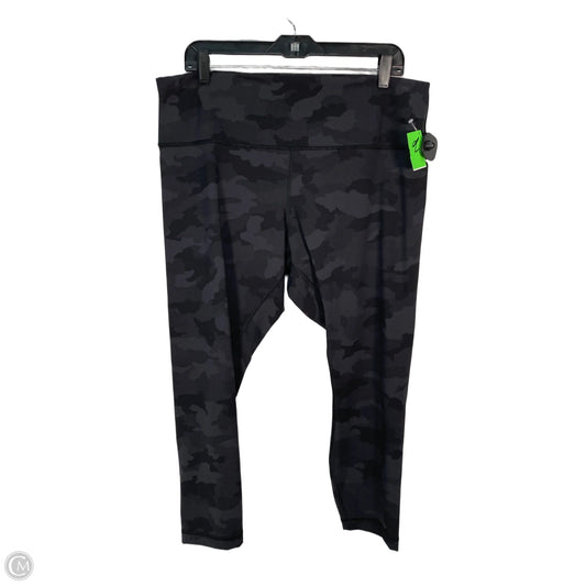 Athletic Capris By Lululemon In Black, Size: Xl