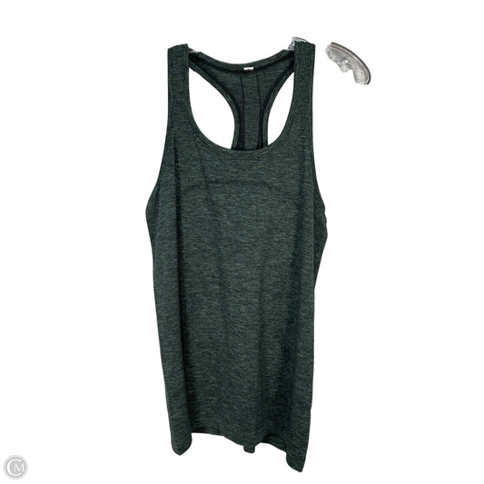Athletic Tank Top By Lululemon In Green, Size: M