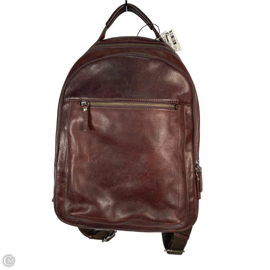 Backpack Leather By Clothes Mentor, Size: Medium