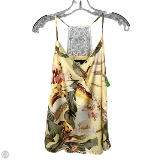 Blouse Sleeveless By White House Black Market In Yellow, Size: Xs