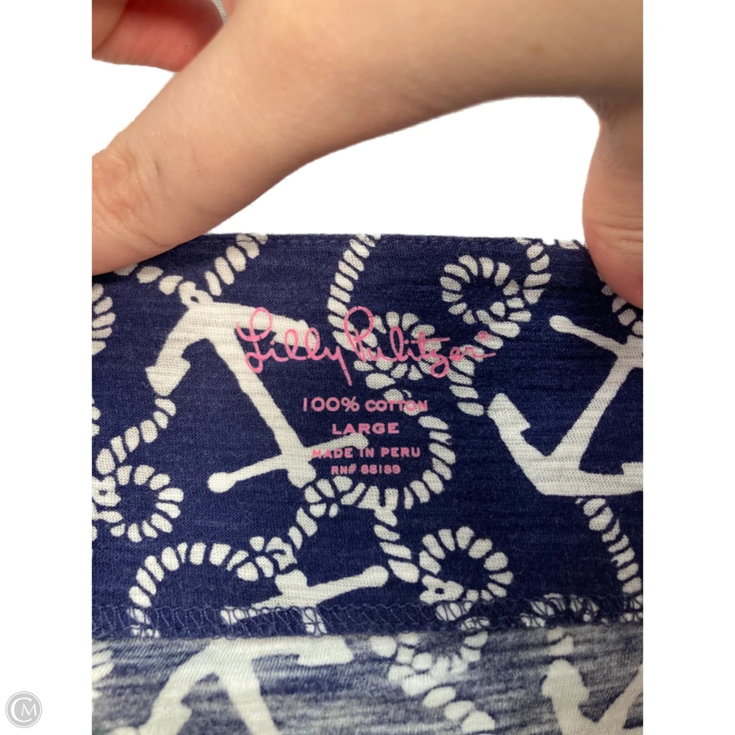 Dress Designer By Lilly Pulitzer In Blue, Size: L