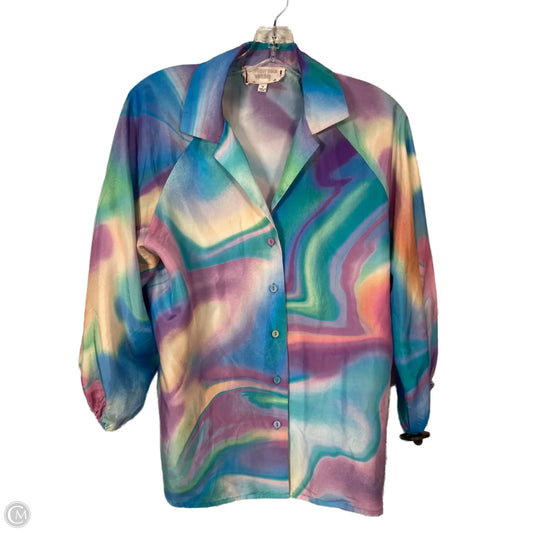 Blouse Long Sleeve By Johnny Was In Tie Dye Print, Size: Xs