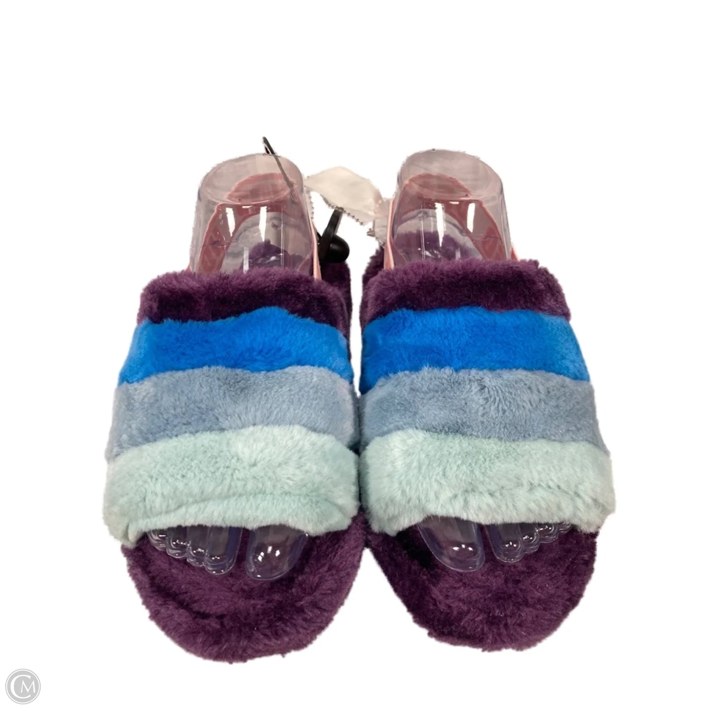 Slippers Designer By Ugg In Blue & Purple