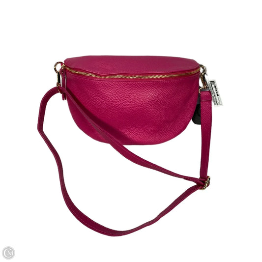 Belt Bag Leather By Clothes Mentor, Size: Medium