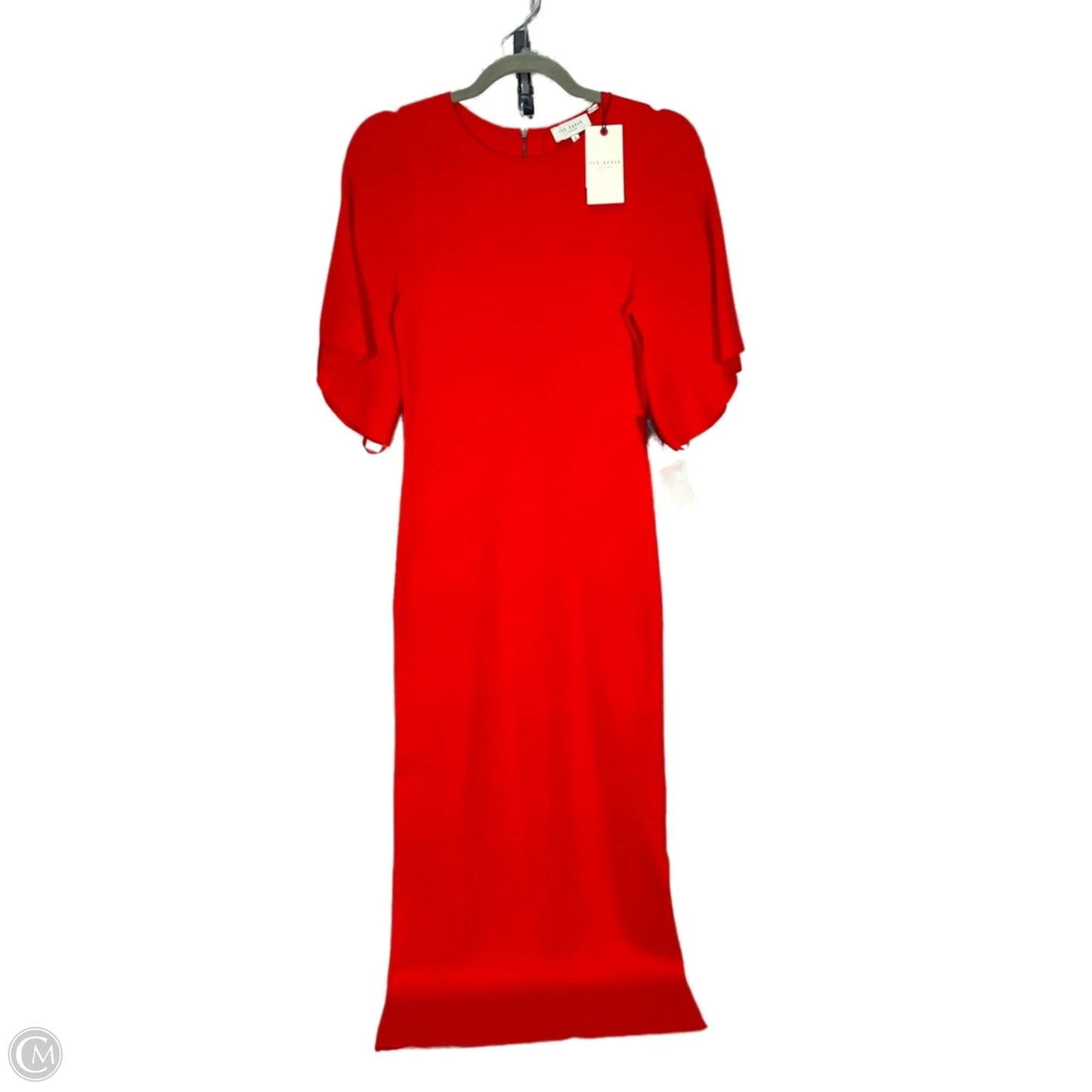 Dress Party Long By Ted Baker In Red, Size: S