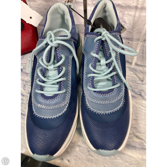 Shoes Sneakers By Gianni Bini In Blue, Size: 9