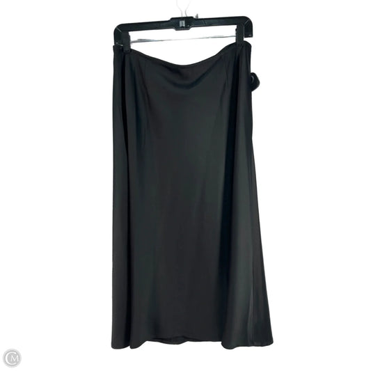 Skirt Midi By Chicos In Black, Size: 10