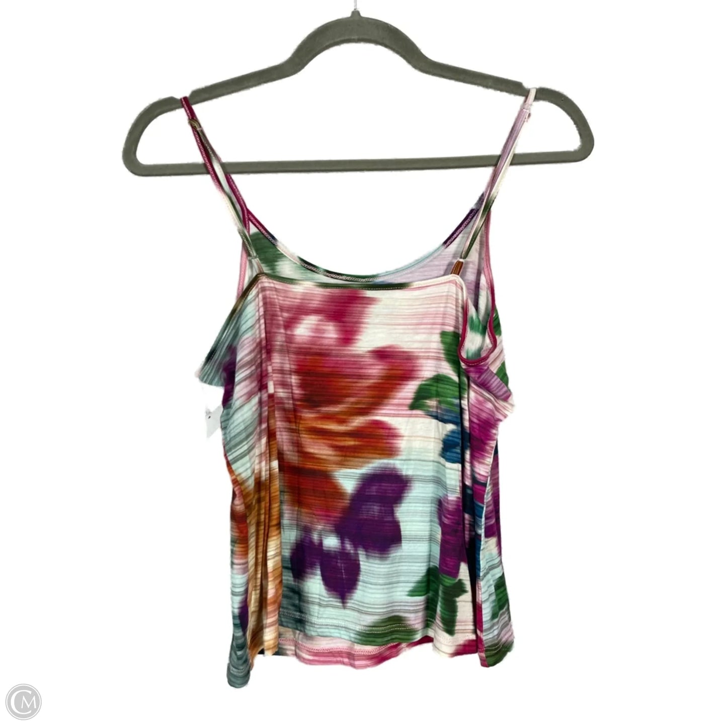 Blouse Long Sleeve By Johnny Was In Purple & Tan, Size: M