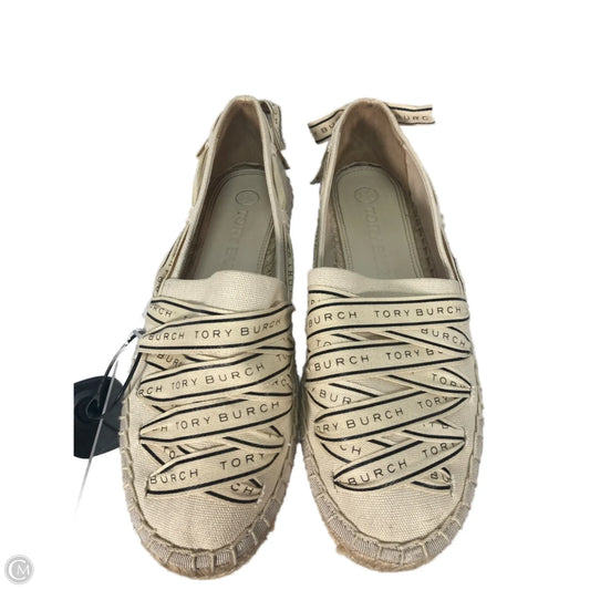 Shoes Designer By Tory Burch In Cream, Size: 7.5
