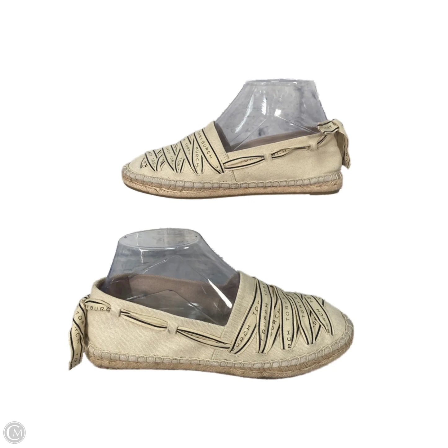 Shoes Designer By Tory Burch In Cream, Size: 7.5