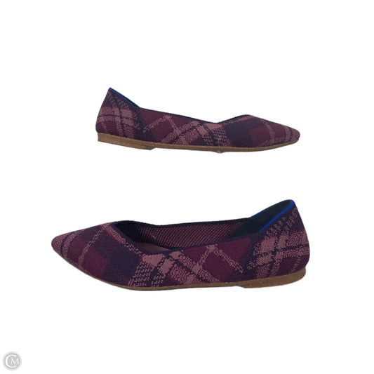 Shoes Flats By Rothys In Purple, Size: 9.5
