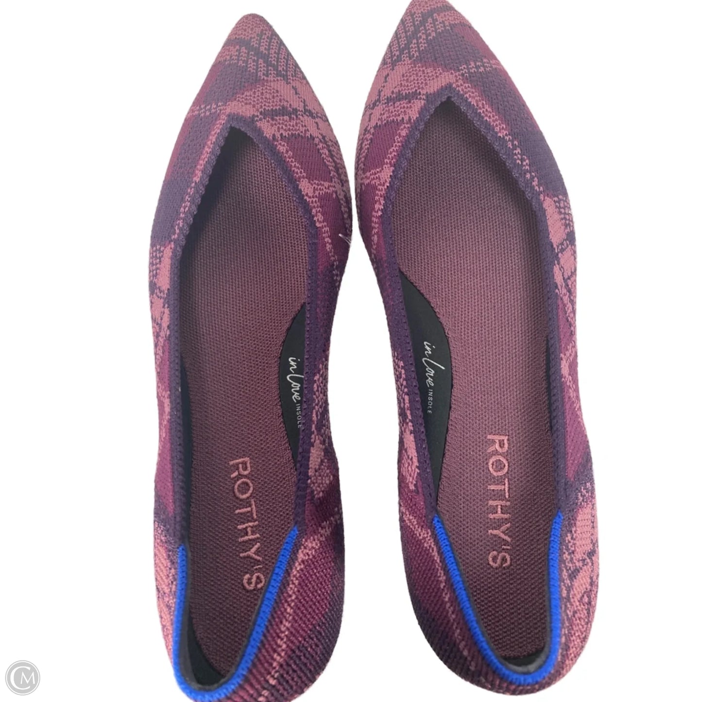 Shoes Flats By Rothys In Purple, Size: 9.5