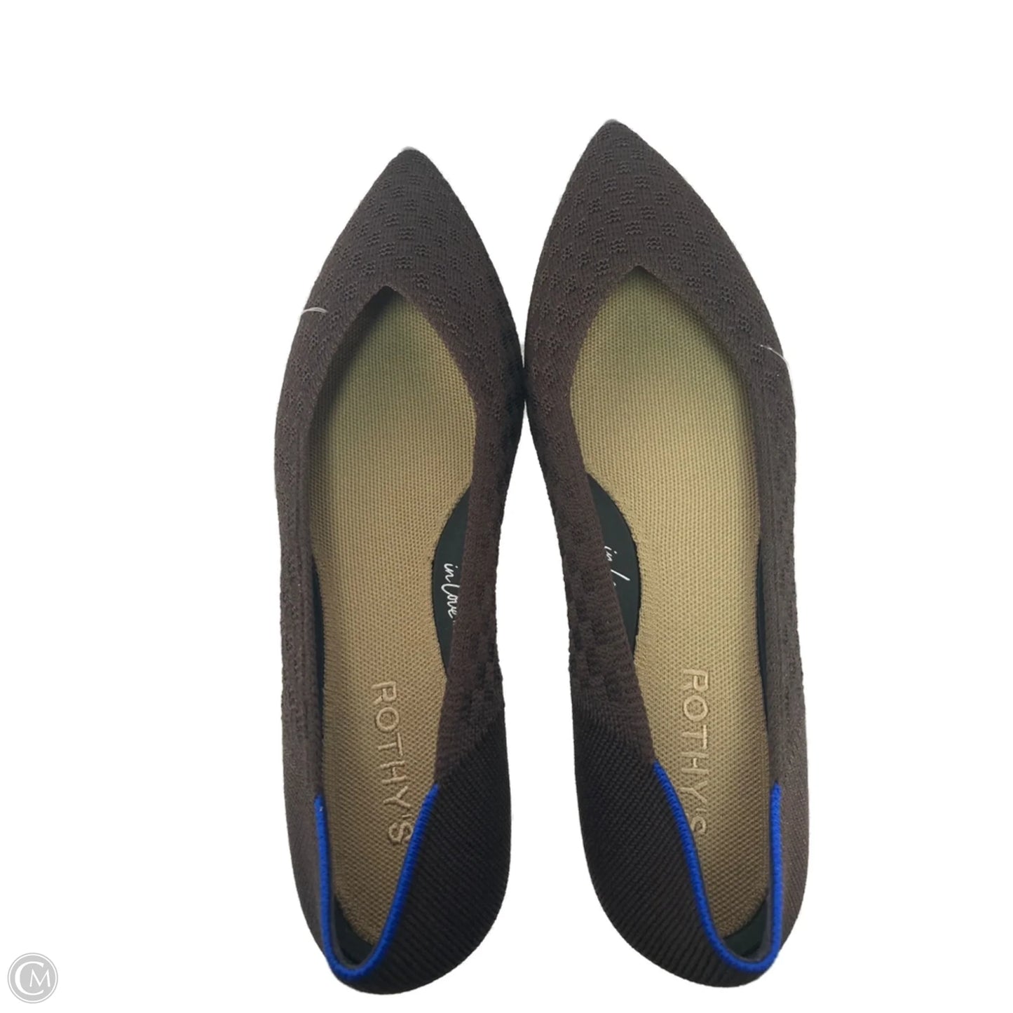 Shoes Flats By Rothys In Brown, Size: 9.5
