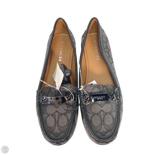 Shoes Flats By Coach In Black, Size: 8.5
