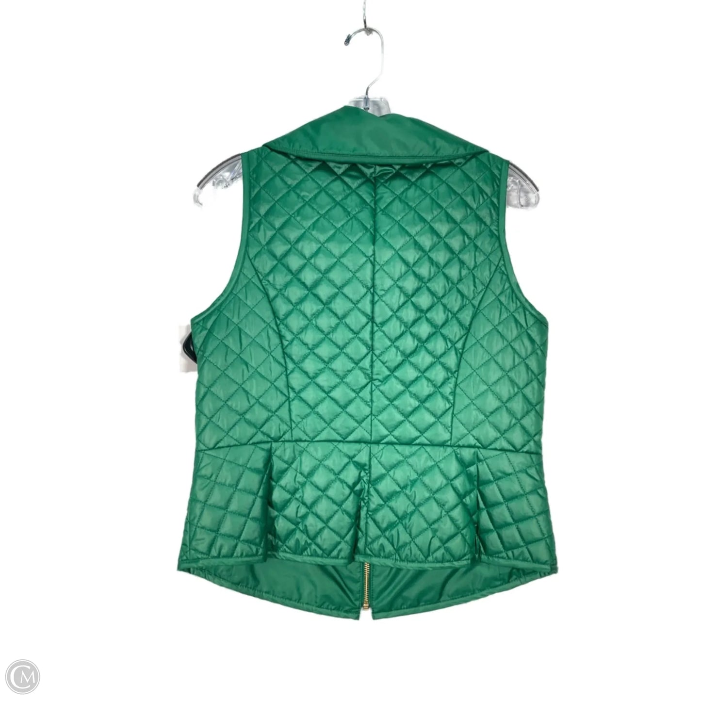 Vest Puffer & Quilted By Chicos In Green, Size: S
