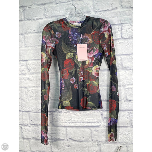 Top Long Sleeve By Avec Les Filles In Floral Print, Size: Xs