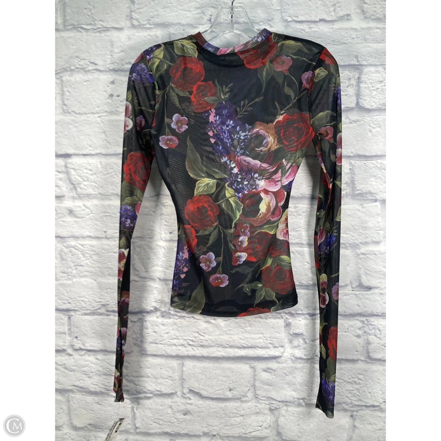 Top Long Sleeve By Avec Les Filles In Floral Print, Size: Xs