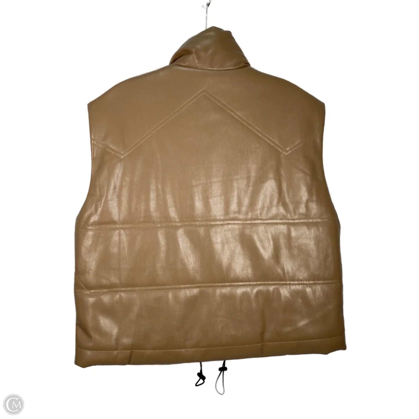 Vest Puffer & Quilted By Bishop + Young In Brown, Size: S