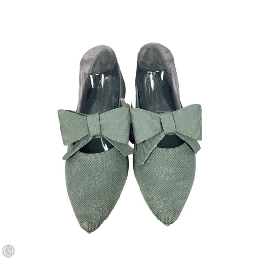 Shoes Flats By Skechers In Green, Size: 8.5