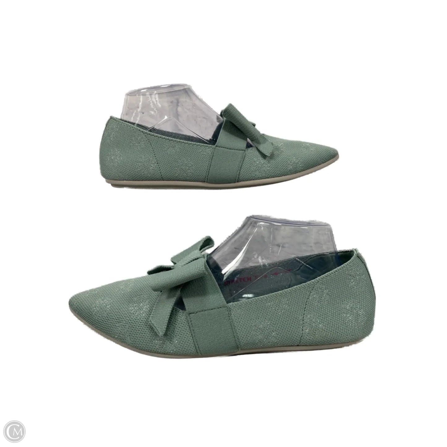 Shoes Flats By Skechers In Green, Size: 8.5