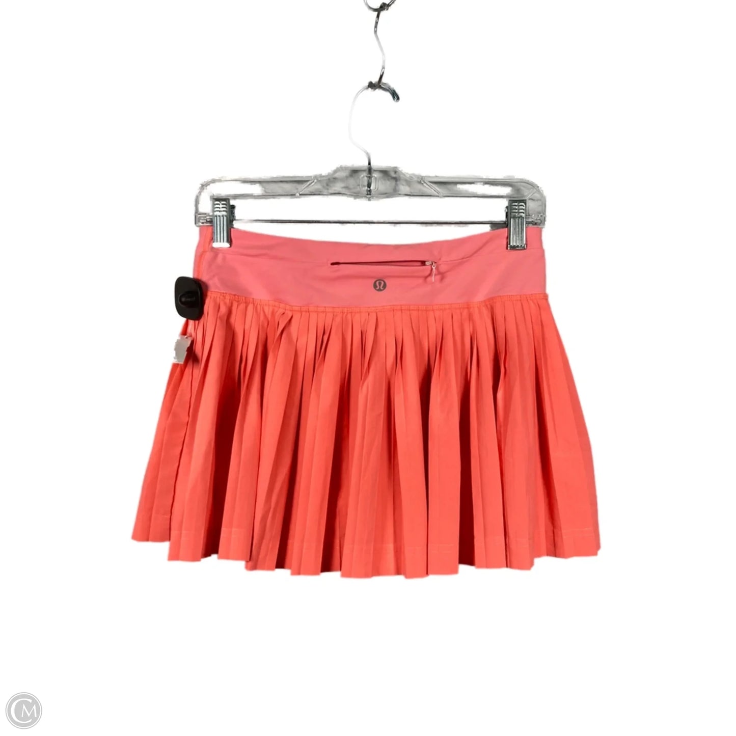 Athletic Skort By Lululemon In Coral, Size: S
