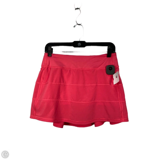 Athletic Skort By Lululemon In Pink, Size: S