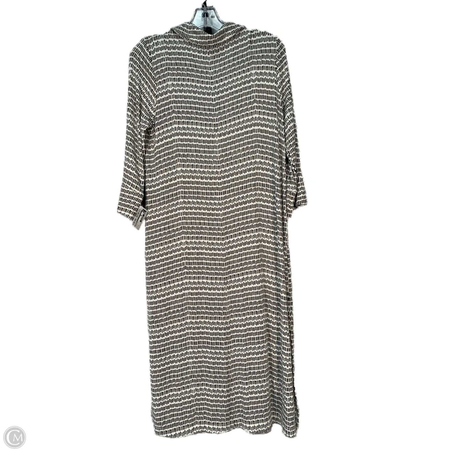 Cardigan By Chicos In Black & White, Size: S