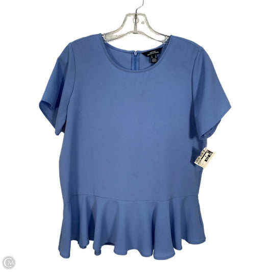Blouse Short Sleeve By Lands End In Blue, Size: S
