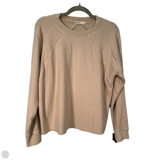 Sweatshirt Crewneck By Barefoot Dreams In Brown, Size: M
