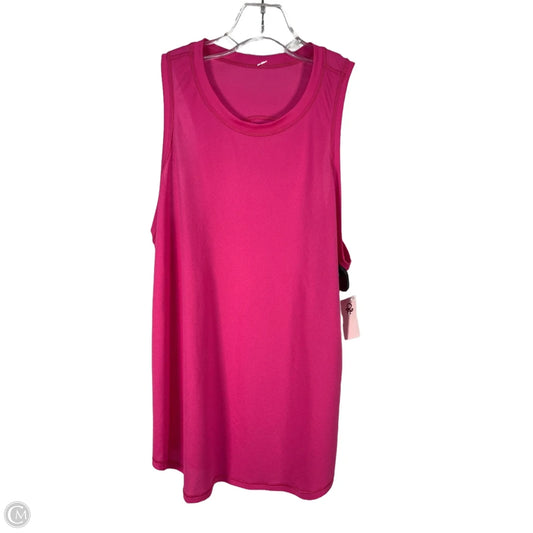 Athletic Tank Top By Lululemon In Pink, Size: M