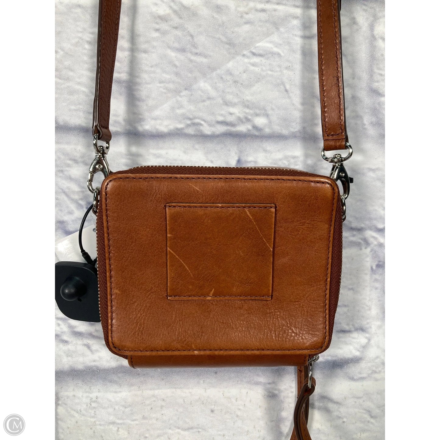 Crossbody Leather By Fossil, Size: Small