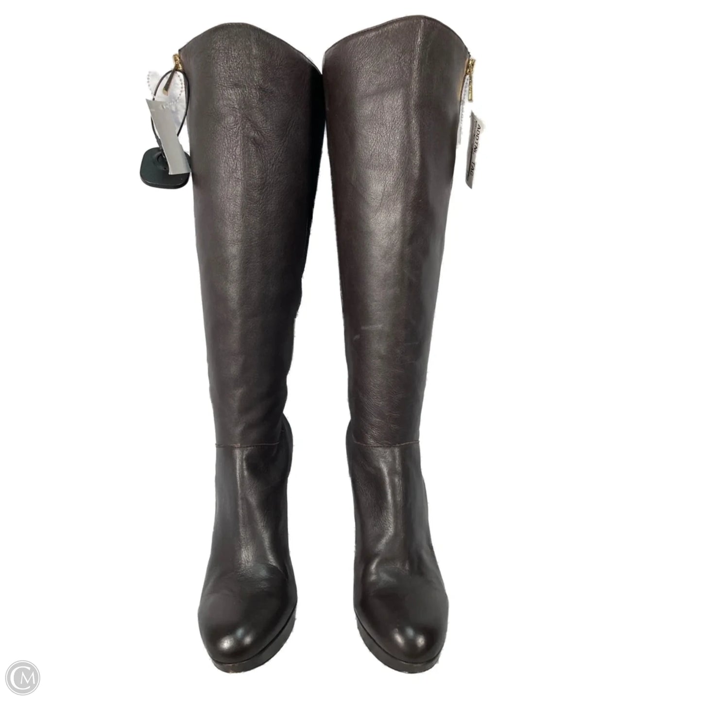 Boots Knee Heels By Vince Camuto In Brown, Size: 9.5