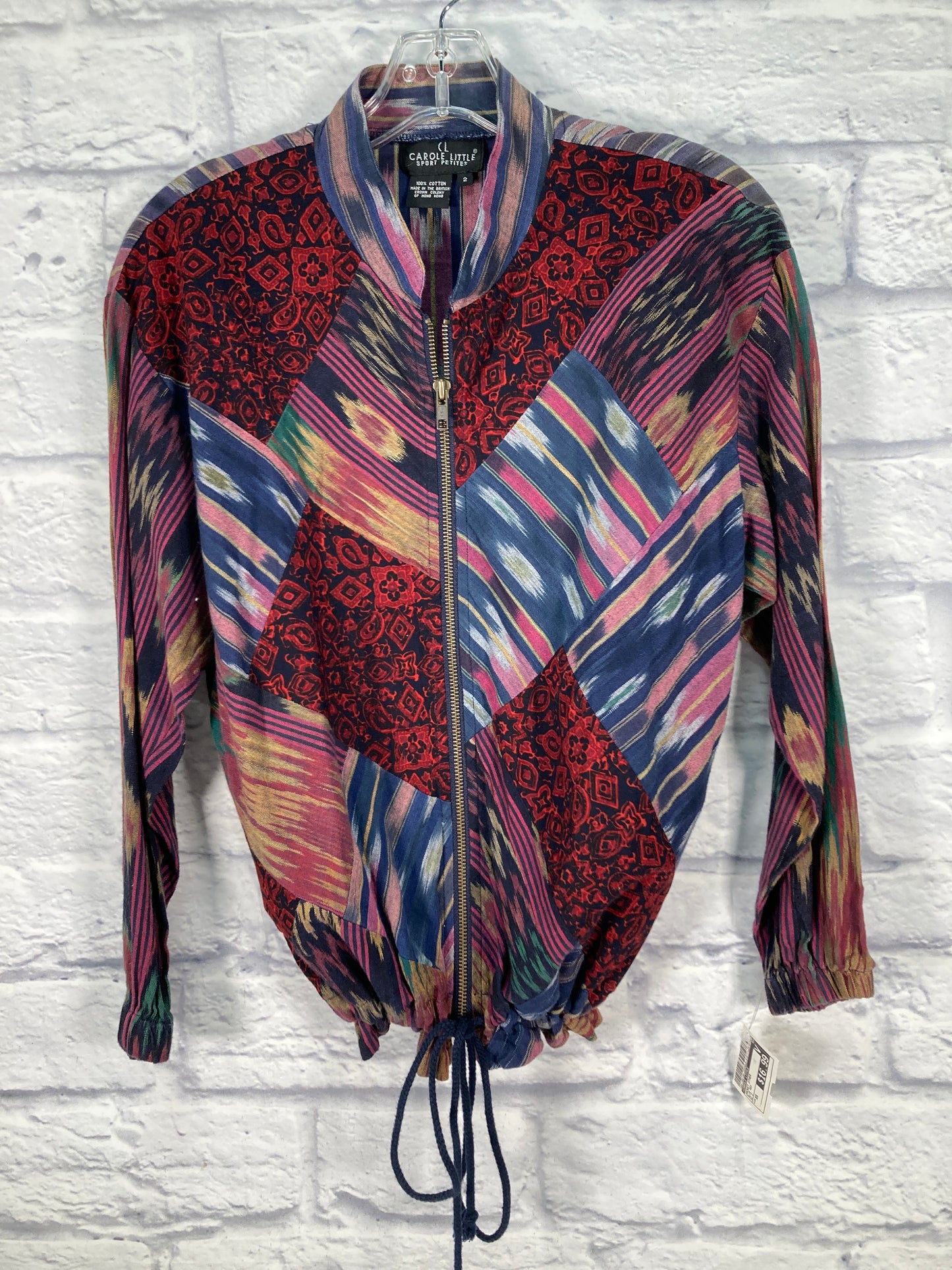 Jacket Other By Carole Little In Blue Red, Size: Xs